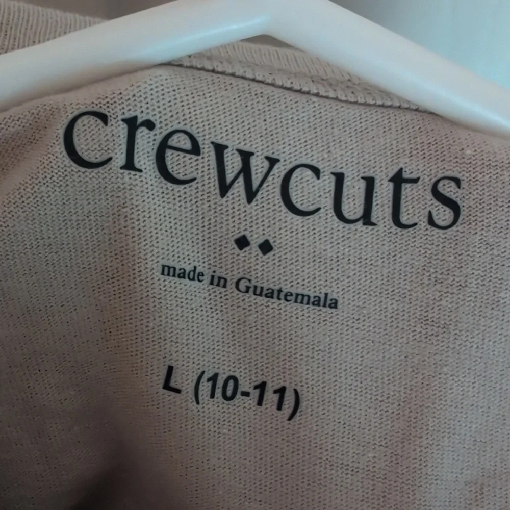 Crewcuts Gray Hiking Bear Graphic Kids Long Sleeve Shirt NWT